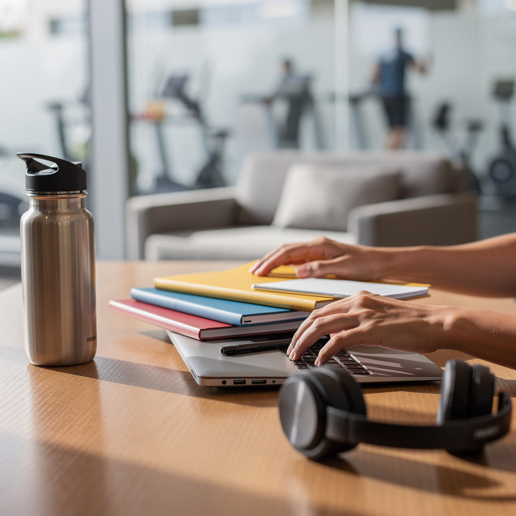 University Gateway Apartments San Diego modern study lounge and fitness area designed for student success